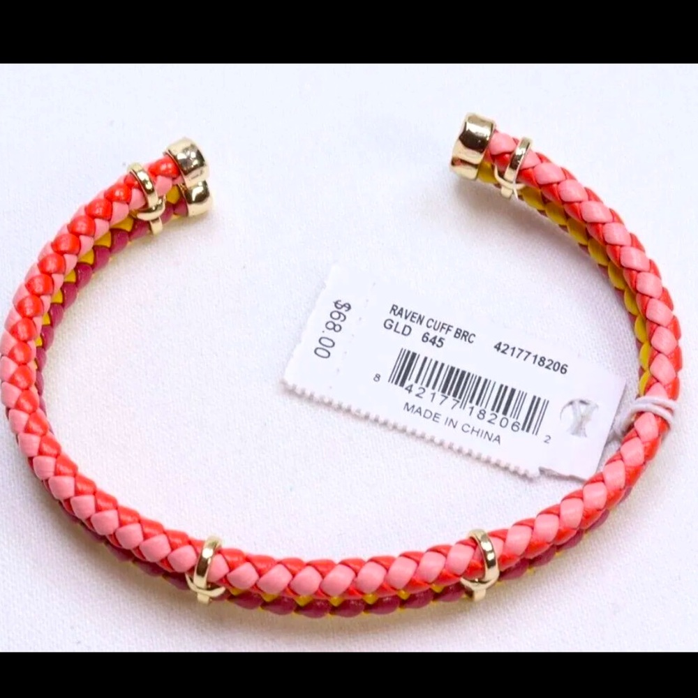 Kendra Scott Gold and Pink Cuff Bracelet